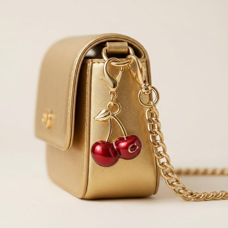 SOPKTA Bag Charms - Cherry Bag Charm Chain, fashionable Purse Charms for women's purse chain - Image 2